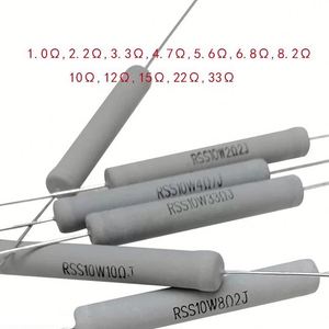 Hifi loa tự làm chéo điện trở 10W 0.22 ohm ~ 220 Ohm kim loại phim 400V 8.5*53mm cho các ứng dụng sốt - Product Image 2
