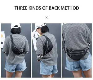 DICHOS Fanny Pack กระเป๋าคาดเอวความจุขนาดใหญ่กันน้ําและทันสมัยขายร้อน