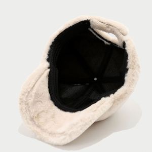 2025 New Winter Solid Color Plush Baseball Cap Fashion Warm Sports <b>Hat</b> <b>for</b> Women Colorful Soft Short Brim Baseball Cap - Product Image 4