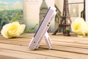 HTC-1 màn hình lớn hiển thị kỹ thuật số trong nhà Nhiệt kế điện tử đồng hồ báo thức nhà máy đơn giản treo tường nhiệt độ hộ gia đình - Product Image 5