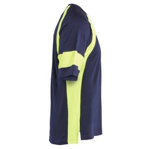 BLAKLADER - 3523103088335XL Camiseta con Hi-Vis Azul marino/Amarillo Hi-vis-EAN 7330509916681 ROPA DE TRABAJO DE LA HI-VIS - Product Image 4