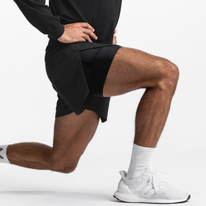 Yeni varış spor giyim özel Logo Polyester Fitness egzersiz nefes açık eğitim 2 in 1 erkekler spor şort - Product Image 1