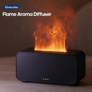 Nouvel humidificateur et diffuseur d'aromathérapie à flamme de simulation - Product Image 4
