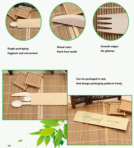 Cuillère en bois <span class=keywords><strong>jetable</strong></span> biodégradable naturelle 140mm mini ensemble de couverts pour manger en vrac <span class=keywords><strong>vaisselle</strong></span> bon marché pour les fêtes crème glacée - Product Image 4