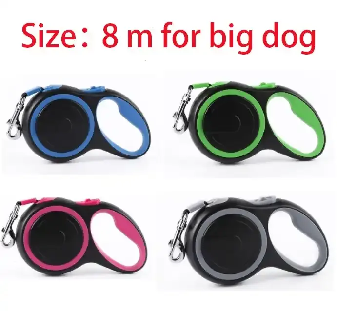 Colliers de chien en nylon réglables et robustes avec logo personnalisables en gros laisse rétractable automatique pour animaux de compagnie avec décoration en dentelle