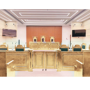 Nouvelle création : Bureau de juge, bureau de greffe, mobilier juridique, table de conférence de bureau, peinture à base d'eau, pour 6 personnes ou plus - Product Image 3