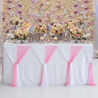 Nappes de table réutilisables rose arc-en-ciel pour adultes, vente en gros, nappes carrées, fournitures de fête pour anniversaires