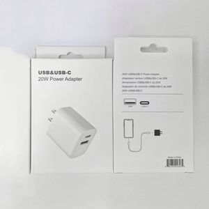 Original Charger logo Custom 20w Pd <b>Usb</b> <b>c</b> Dual Port Pd Wall Charger US EU UK Block Plug 20w Pd Wall Charger With Cable - Product Image 2