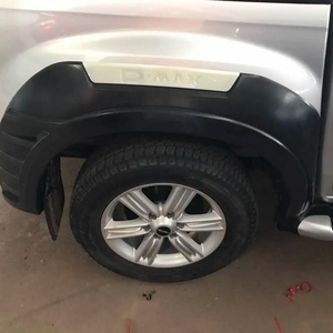 โรงงาน KQD ขายดี บังโคลนรถยนต์ทรงสปอร์ตสีดำ ABS สำหรับ ISUZU DMAX - Product Image 3