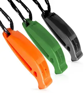 Customized outdoor Diving Emergency plastic whistle, marine survival rescue sports safety Whistle~