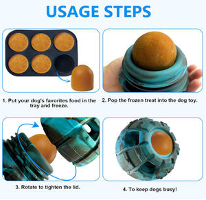 Dondurulmuş tedavi dağıtım köpek oyuncak-büyük çiğnemek oyuncak, dondurulabilir doldurulabilir kauçuk, anksiyete azaltır, - Product Image 2