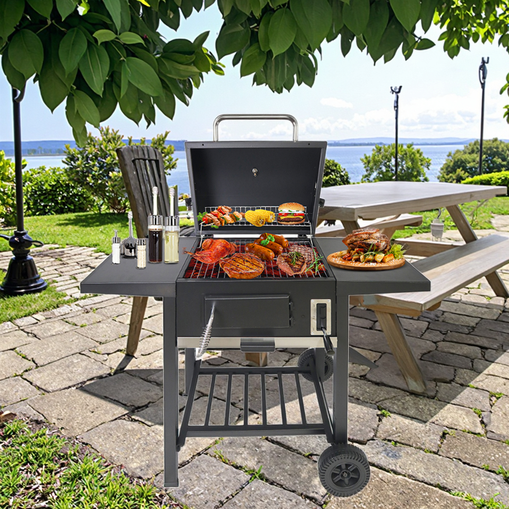 Charcoal Grill Diy Propane Grill Dual Fuel BBQ Hybrid BBQs Gas And