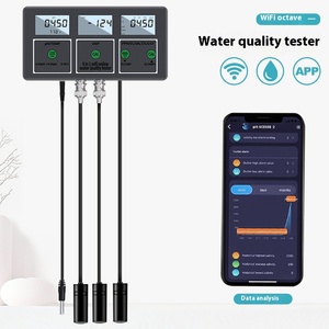 8-en-1 WiFi EU Standard <span class=keywords><strong>PH</strong></span> Mètres Personnalisable OEM Testeur de Qualité de l'Eau Electrolyzer Instrument Détecteur - Product Image 4
