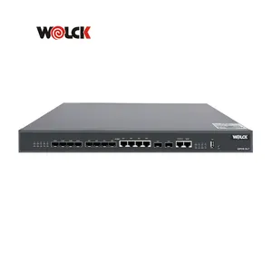 New Wolck 4 Puertos Portas OLT FTTH Fiber Optical 4 PON Ports GPON XPON OLT