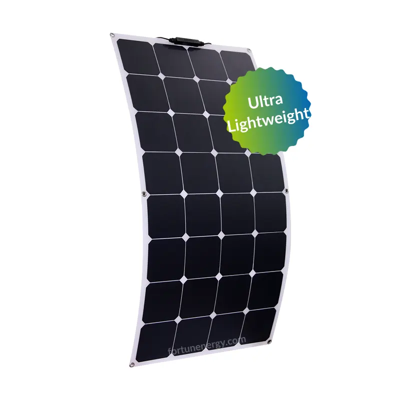 SunPower-Panel Solar Flexible monocristalino de fácil montaje, 100 vatios, 160 vatios, precio de fábrica