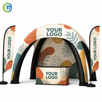 Tente de course gonflable personnalisée pour paddock automobile avec impression complète du logo et installation rapide