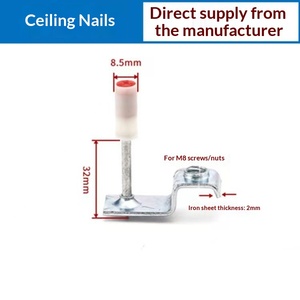 Factory Direct Supply Ceiling Tool Cannon Nail Nail Gun Fire Nail Pipe <b>Clamp</b> Ceiling Integrated Nail Can Be Customized Wholesale - Product Image 4