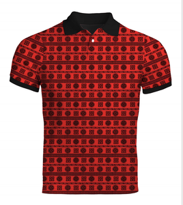 Prezzo diretto della fabbrica degli uomini all'ingrosso stampa camicia da uomo Polo con Logo personalizzato - Product Image 2