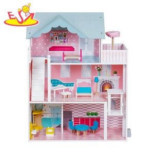EW-casa <span class=keywords><strong>de</strong></span> <span class=keywords><strong>muñecas</strong></span> <span class=keywords><strong>de</strong></span> madera en miniatura para niños, juguete <span class=keywords><strong>con</strong></span> elevador, 06A378 - Product Image 5