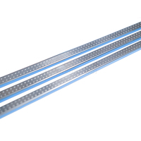 Barra Espaciadora de Aluminio Antienvejecimiento, Varios Tamaños, Tira Selladora para Ventanas y Puertas de Bloques de Vidrio, Directo de Fábrica