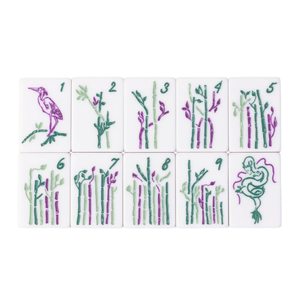 Customizable Premium Luxury Modern Acrylic American <b>Mahjong</b> Tile <b>Set</b> Eco-Friendly Durable Portable 4-Player Entertainment - Product Image 4