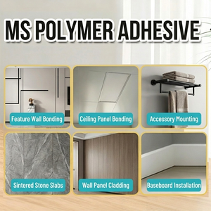 MS815 Mastic haute performance sans clou pour la <span class=keywords><strong>fixation</strong></span> du <span class=keywords><strong>bois</strong></span>, des carreaux, de la pierre, du béton, du métal et du plastique - Product Image 3
