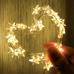 Đèn Dây Trang Trí Giáng Sinh Ngoài Trời Đèn <span class=keywords><strong>Led</strong></span> Đèn Lễ Hội Đèn Sao/Mặt Trăng Kệ 220V 110V Hộp Pin - Product Image 2