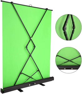 Projecteur de traction manuel en hausse de sol Chromakey Cromakey Chroma Key Background Fond d'<span class=keywords><strong>écran</strong></span> vert - Product Image 1