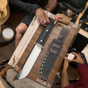 มีดสแตนเลส Nirvana รุ่น LS098 ด้ามจับ G10 แบบกำหนดเอง ขนาด 34 ซม. หนา 7 มม. รับประกัน 1 ปี สำหรับงาน DIY ODM และ OEM - Product Image 3