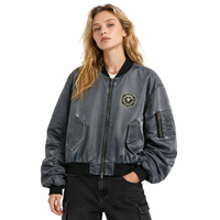 Blouson Bomber Unisexe pour Femme, Blouson Aviateur, Vêtements de Travail, Uniforme