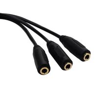 Cable Divisor de Audio Estéreo DC3.5mm TRS Macho a 3 X 3.5mm Hembra, 1 Entrada 3 Salidas, Cable Divisor de Audio AUX Estéreo