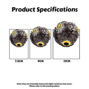 Quchonpet NOUVEAU Distributeur de friandises pour chien anti-morsure à alimentation lente, balle interactive couineuse, jouet à mâcher durable en TPR pour animaux de compagnie, jouet de puzzle pour animaux - Product Image 6
