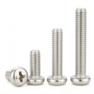 Tornillos de máquina de cabeza redonda M2 M3 M4, cabeza Phillips métrica, acero al carbono, grado A, rosca estándar para aplicaciones electrónicas - Product Image 3