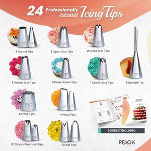 700Piece Plastic Decorating Tools <b>Set</b> Diy Springform Pans Cake Leveler Turntable Fondant Nozzles Baking - Product Image 3