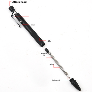 ปากกาลูกลื่นโลหะแบบพกพาสุดสร้างสรรค์สำหรับการป้องกันตัวเองและทำลายหน้าต่างด้ามเหล็กทังสเตน - Product Image 3