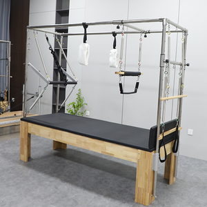 เครื่องออกกำลังกายพิลาทิสแบบรีฟอร์เมอร์ ทำจากไม้ ทนทาน ใช้ได้ทุกฤดู - Product Image 3