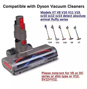 Pour <span class=keywords><strong>Dyson</strong></span> V7 V8 V10 <span class=keywords><strong>V11</strong></span> V15 aspirateur électrique <span class=keywords><strong>tapis</strong></span> <span class=keywords><strong>brosse</strong></span> de sol accessoire pièces manuel usine <span class=keywords><strong>brosse</strong></span> de remplacement pour voitures - Product Image 2