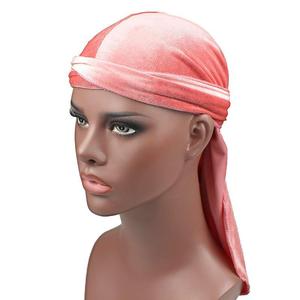 Nouveau Turban <span class=keywords><strong>Bandana</strong></span> en Velours Durable, Design Chapeau Pirate à Nouer, pour l'Extérieur, <span class=keywords><strong>Chimiothérapie</strong></span> & Durag - Product Image 5