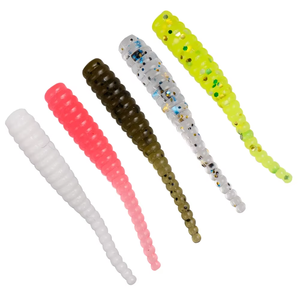 लुuszer 10 pcs/बैग मछली पकड़ने वाले नरम लचर 0.3g 35 मीटर मिट्टी के आर्च मेगेड कृत्रिम स्नान पेका कार्प छोटे ल्योर सूक्ष्म कृमि बात - Product Image 6