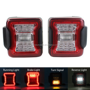Accessoires de voiture LUMA 4x4, feux arrière noirs et propres pour Jeep Wrangler <span class=keywords><strong>JL</strong></span> 2018+ - Product Image 3