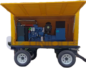 Grupo electrógeno diésel móvil remolcable tipo remolque portátil de 30-2000 kW con cubierta insonorizada y opción ATS - Product Image 1