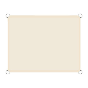 Outdoor <b>Tarp</b> Tent 6-7mm Polyester Waterproof Sunshade Khaki Light Gray Four Corners Manual Setup For Camping Beach Car Side - Product Image 1