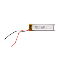 Baterai Lithium Polymer Isi Ulang 501040 3.7V 180mAh Li-Po Cell untuk Elektronik Konsumen