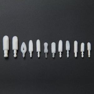 Aplicador de brillo de labios de pie Doe flocado al por mayor de fábrica para cabezal de cepillo de varita de brillo de labios o tubos de brillo de labios pinceles de labios de maquillaje - Product Image 3