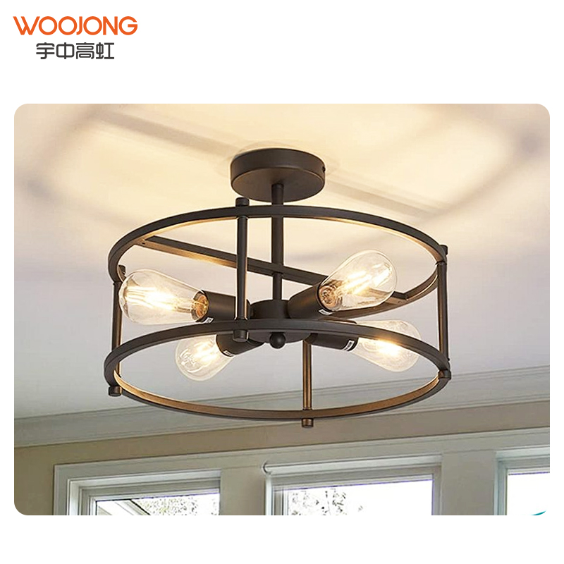 WOOJONG C37 A60 Filament LED Bulb - High Efficiency 210lm/W Vintage Indoor Lighting Lamp