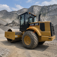 Roller Getar Caterpillar CS-583 Bekas, Kondisi Baik, Roller Jalan Drum Tunggal Cat CS583 Dijual