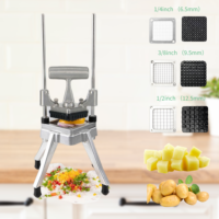 Nouveau coupe-légumes manuel multifonctionnel ANSHAN pour frites et chips, écologique, 3 kg, garantie 1 an