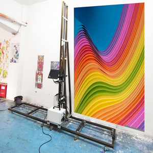 Imprimante murale double tête d'impression, grand format 3.5M de hauteur UV cmyk kw stylo mural 3D 5D Machine d'impression murale - Product Image 4
