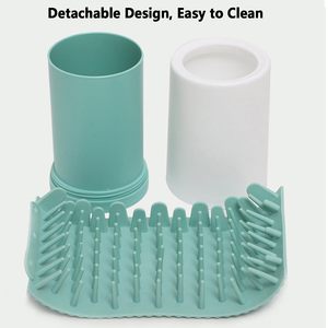 नई डिजाइन आउटडोर पोर्टेबल कुत्ते पंजा वॉशर नरम सिलिकॉन कुत्ते पंजा क्लीनर कप - Product Image 4