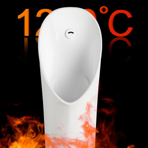 Bán buôn hiện đại gốm tủ quần áo nước thường vụ nơi để tiểu tự động cảm biến Đỏ bừng treo tường WC phòng tắm người đàn ông nơi để tiểu - Product Image 4